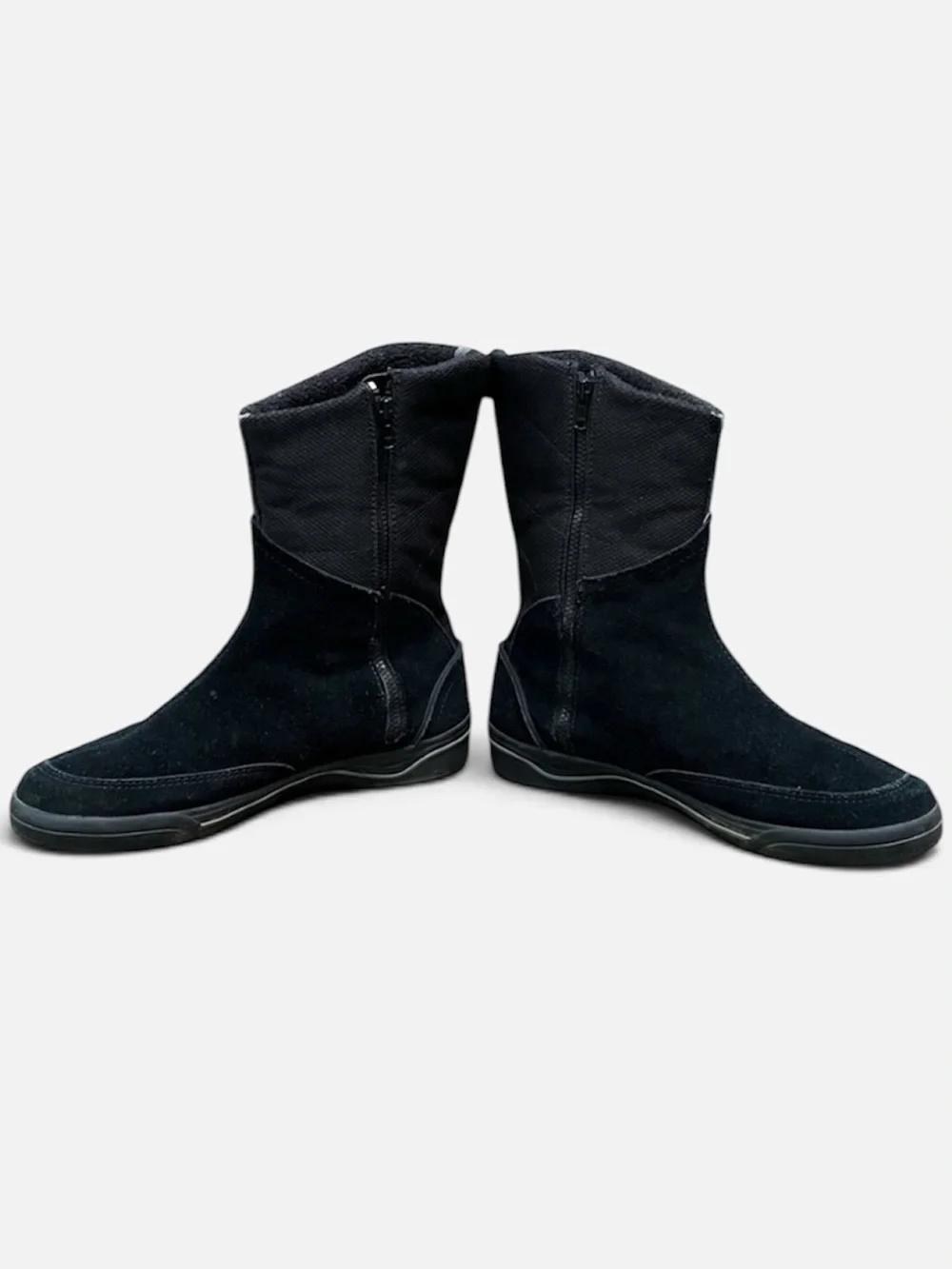 Keds SuedeFleece Lined Zip-up Winter Boot in Black Women’s Size 6 1/2